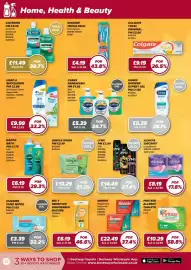 Bestway leaflet Page 32: Sanex shower expert gel €5,39, LISTERINE cool mint €11,49