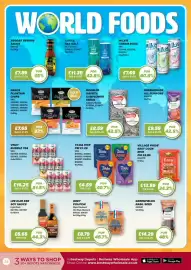 Bestway leaflet Page 34: Vnut bubble tea €16,25, Bodrum dakota sunflower seeds €2,49