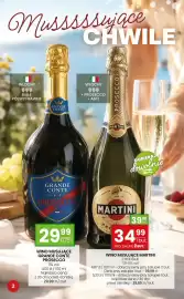 Twój Market gazetka | Alkohole Strona 2: Wino musujące Grande Conte Prosecco €29,99, Wino musujące Martini Prosecco €34,99
