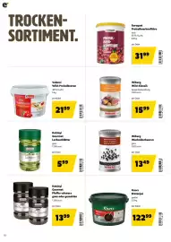 Eurogast Grissemann Flugblatt Seite 10: Kotányi Gourmet Lorbeerblätter €5,99, Valenzi Wild-Preiselbeeren €21,99