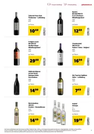 Eurogast Grissemann Flugblatt Seite 9: Bio Traminer Spätlese Seiler - Leithaberg €7,49, Habla del Silencio SY/CS/TE/CF €14,99