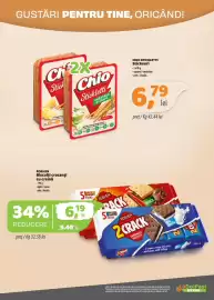 Catalog La Doi Pasi | Extra Pagină 6: Chio stickletti €6,79, Roshen biscuiti crocantî cu cremă €6,19