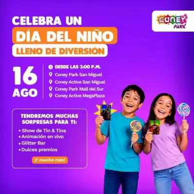 Coney Park (válido hasta 18-08)