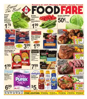 Food Fare flyer (valid until 21-08)