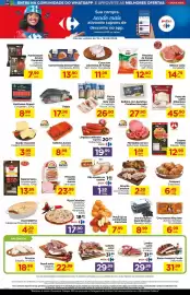 Folheto Carrefour Página 2: Pernil suíno €22,99, Tilápia €17,98