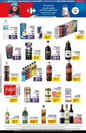Folheto Carrefour Página 5: Red bull - energético €8,99, Budweiser - cerveja €5,69