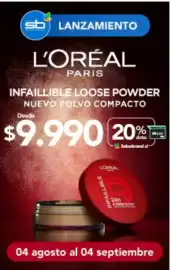 Catálogo Salcobrand Página 8: L'oréal - infaillible loose powder nuevo polvo compacto €9.990,00
