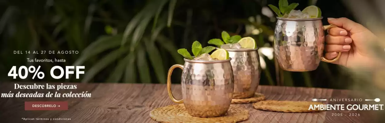 Ambiente Gourmet (válido hasta 28-08)