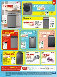 Catálogo Metro Página 11: Mabe - lavadora automática carga superior €1.729.900,00