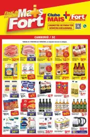 Tabloide Fort Atacadista Página 1: Lar - coxa e sobrecoxa de frango /aurora congelada €6,78