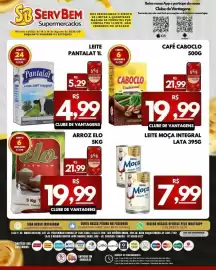 Catálogo ServBem Página 5: Leite moça integral €7,99, Leite pantalat 1l €4,99