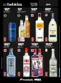 Encarte Frangolândia Página 4: Gin Inglês Gordons's €59,89, Tequila mexicana jose cuervo premium clasico €152,90