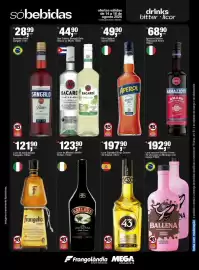 Encarte Frangolândia Página 5: Bitter Italiano Aperol €49,90, Ron Cubano Bacardi Carta Blanca ou Mijoto €44,90