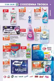 E.Leclerc gazetka tydzień 34 Strona 19: Płyn do mycia naczyń Ludwik €6,59, Zawieszki do wc Bref Color Aktiv €16,99