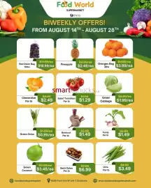 Food World Supermarket flyer Page 1