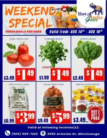 Royal India Grocers flyer Page 1
