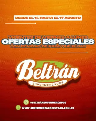 Beltrán (válido hasta 17-08)