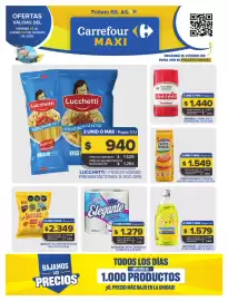 Catálogo Carrefour semana 33 Página 1: LUCCHETTI i fideos varias presentaciones €940,00