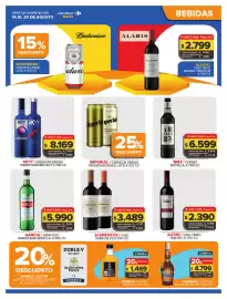 Catálogo Carrefour semana 33 Página 3: ALARIS Vino tinto malbec trapiche x 750 cc €2.799,00