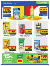 Catálogo Carrefour semana 33 Página 7: BLANCAFLORI Harina leudante €1.419,00, CAÑUELAS Aceite girasol €4.749,00