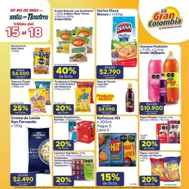 Catálogo La Gran Colombia Página 8: MiDia arveja natural con zanahoria, San Fernando crema de leche €2.490,00