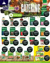 Super Save catalogue Page 3: Knorr Brown Sauce Base €132,99, Knorr Chick Stock €164,99