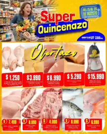 Catálogo Mercapava semana 33 Página 3: Pescado Tilapia Roja €6.990,00, Pulpa cerdo corriente €7.490,00