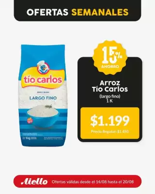 Catálogo Supermercados Aiello (válido hasta 20-08)