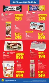 Lidl akciós újság hét 34 Oldal 10: Mizo PROTE!N túródesszert €299,00, PÖTTYÖS Guru túródesszert €249,00