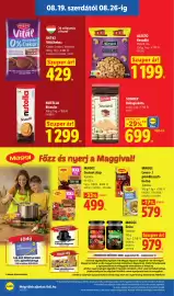 Lidl akciós újság hét 34 Oldal 12: MAGGI SZÓSZ €979,00, Detki Vitál keksz €429,00