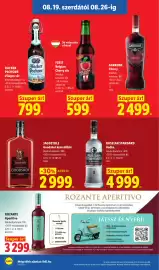 Lidl akciós újság hét 34 Oldal 16: HACKER PSCHORR €799,00, ROZANTE Aperitivo €3.299,00