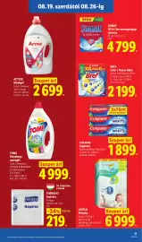 Lidl akciós újság hét 34 Oldal 17: BREF €2.199,00, ACTIVE Mosógél €2.699,00