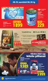 Lidl akciós újság hét 34 Oldal 18: Coshida Nedves macskaeledel €229,00, PREVITAL Száraz macskaeledel €3.999,00