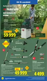 Lidl akciós újság hét 34 Oldal 20: PARKSIDE Teleszkópos sövényvágó olló €4.499,00, PARKSIDE €59.999,00