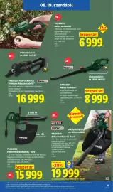 Lidl akciós újság hét 34 Oldal 21: PARKSIDE PERFORMANCE €16.999,00, Parkside Akkus lombszívó / -fúvó €19.999,00