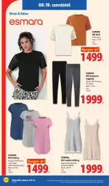 Lidl akciós újság hét 34 Oldal 28: ESMARA €1.999,00, Esmara Női hálóing €1.499,00