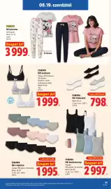 Lidl akciós újság hét 34 Oldal 29: ESMARA Női melltartó €1.999,00, ESMARA €798,00