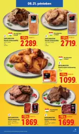 Lidl akciós újság hét 34 Oldal 31: GRILLMEISTER Pácolt csirkecombfilé €2.289,00, GRILLMEISTER Pácolt sertéstarja €1.699,00