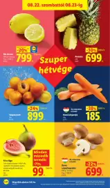 Lidl akciós újság hét 34 Oldal 34: Hazai sárgarépa €185,00, Barna csiperkegomba €699,00