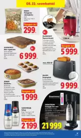 Lidl akciós újság hét 34 Oldal 37: SILVERCREST Akác vágódeszka €6.999,00, PHILIPS Kenyérpirító €9.999,00