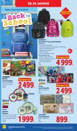 Lidl akciós újság hét 34 Oldal 42: MATTEL UNO kártyajáték €2.499,00, Licenc gyermek étkészlet €1.999,00