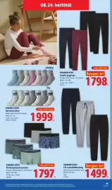 Lidl akciós újság hét 34 Oldal 45: ESMARA KIDS €1.798,00, Esmara kids fiú szabadidónadrág €1.499,00