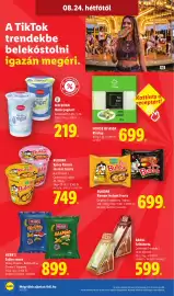 Lidl akciós újság hét 34 Oldal 62: BULDAK €699,00, MILBONA Natúr joghurt €219,00