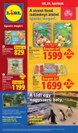Lidl akciós újság hét 34 Oldal 64: FOOD FESTIVAL Fish & Chips €829,00, FOOD FESTIVAL Macaron €1.699,00