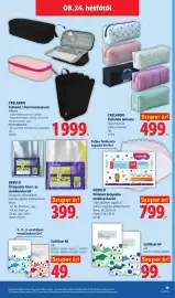 Lidl akciós újság hét 34 Oldal 19: Nebulo prémium öntapadós tankönyvborító €799,00, Sulifüzet A4 €99,00