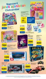 Tesco akciós újság Oldal 13: Gabby's Dollhouse - A film erkély €4.390,00, Lego creator 3-in-1 31383 €7.990,00