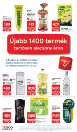 Tesco akciós újság Oldal 16: Naturella tisztasági betét €1.389,00, Vénusz napraforgó-étolaj €1.830,00