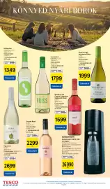 Tesco akciós újság Oldal 20: Sauska rosé €2.299,00, Wairau Cove marlborough sauvignon blanc €1.999,00
