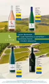 Tesco akciós újság Oldal 23: Lajver R'z'ing €1.999,00, Lajver rosé €1.599,00