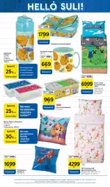 Tesco akciós újság Oldal 35: F&F Home gyerek ágyneműhuzatszett €4.299,00, Kapibarás kulacs €1.799,00